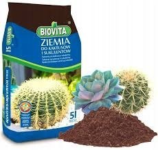Ziemia do kaktusów 5,7-6,8 pH 5 l Biovita